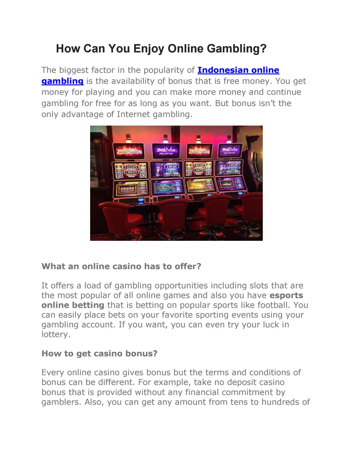 How To Gamble Online For Free